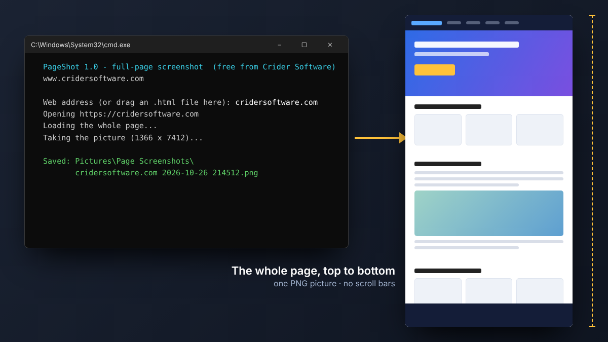 PageShot – Full-page screenshot tool